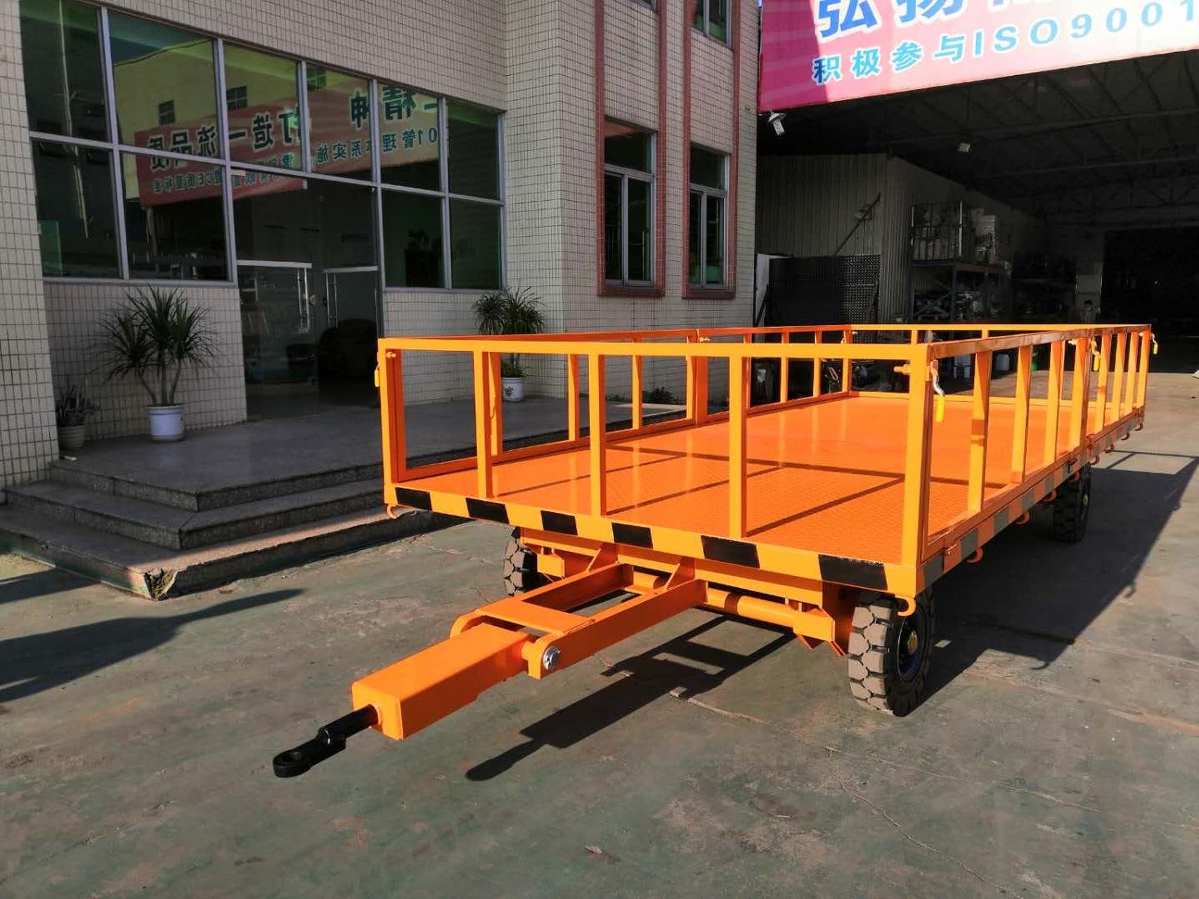 5噸護(hù)欄型平板拖車(chē)、工業(yè)全掛車(chē)案例