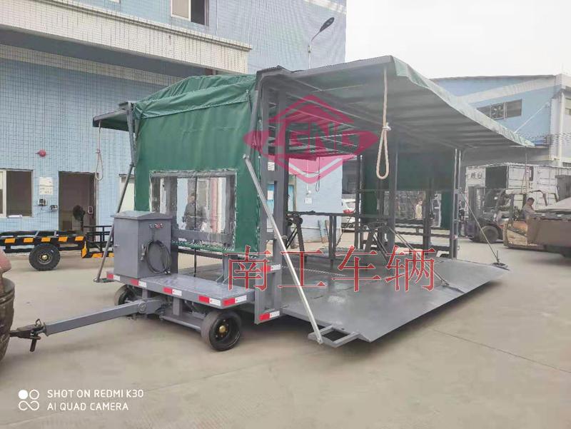 液壓升降轉(zhuǎn)運(yùn)子母雨篷工具拖車 4噸
